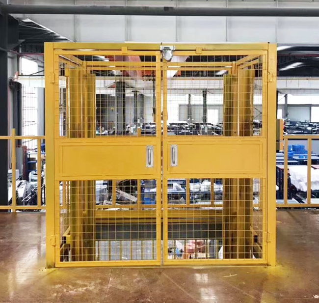 淄博智能导轨式升降机亮相